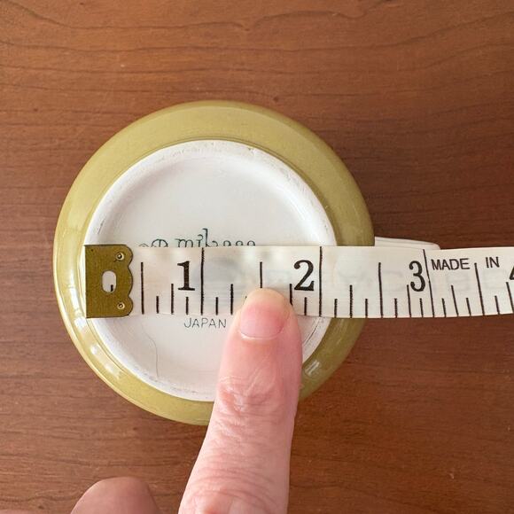 VTG Mikasa Tampa Cream & Sugar Set | Olive Green | D1450 Japan Cera-Stone | EUC - Picture 12 of 14